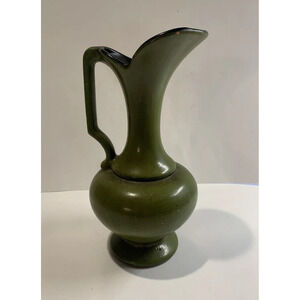 Vintage Royal Haeger Matte Green Vase / Pitcher
